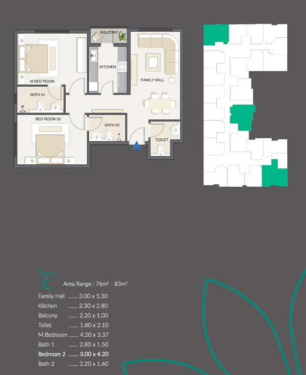 出售：Ghala 1-Bed 公寓 | OMR 25,555 | Tamlik Oman thumbnail 6