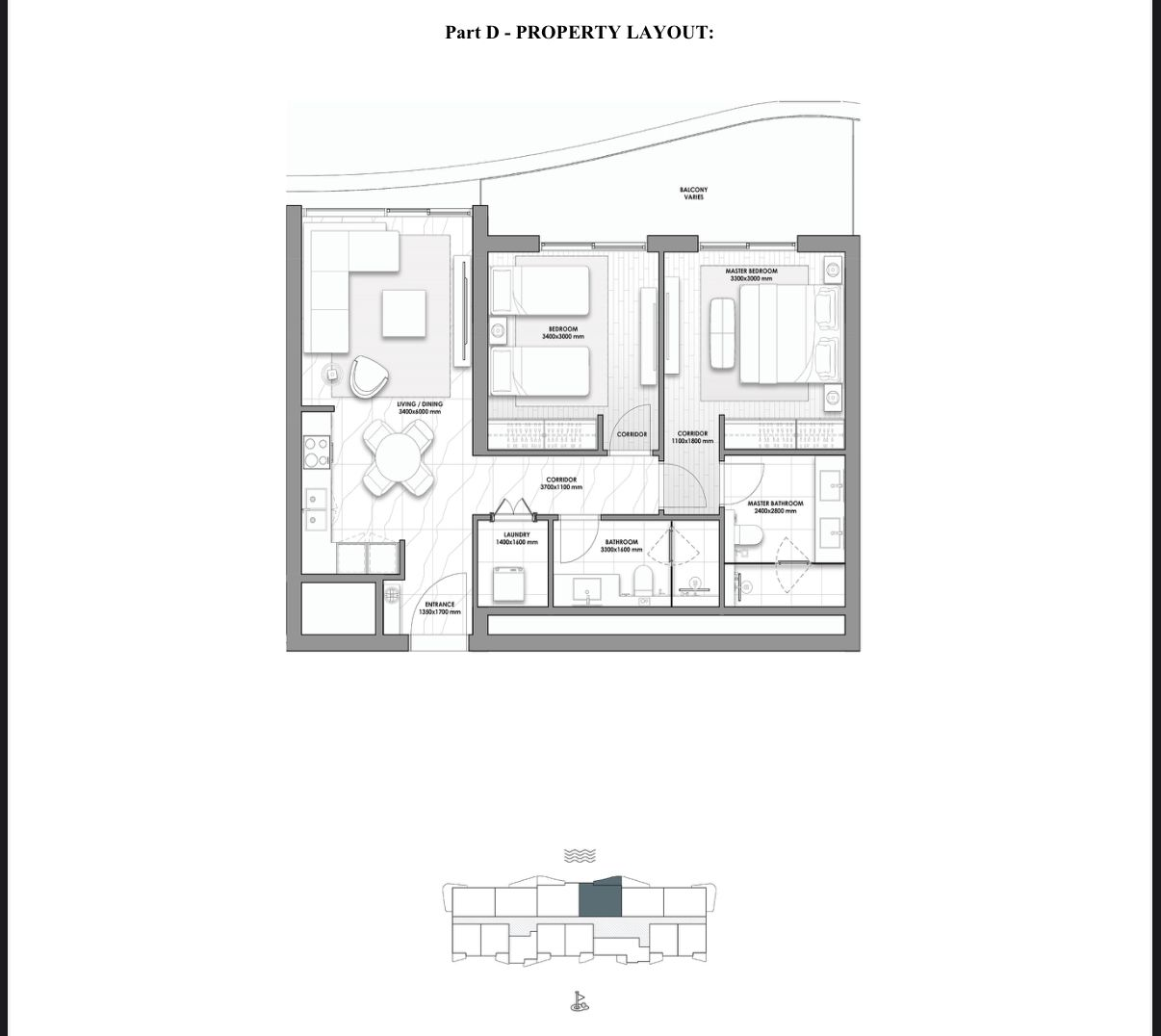 2-Bed Apartment for Sale in Yiti | OMR 135,000 | Tamlik Oman thumbnail 7