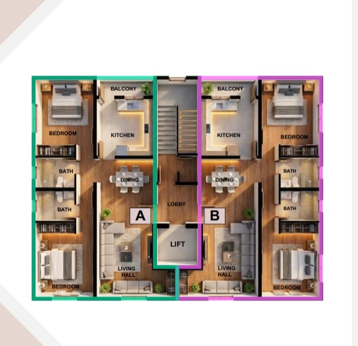 2-Bed Apartment for Sale in Al Mawaleh North | OMR 38,000 | Tamlik Oman thumbnail 2