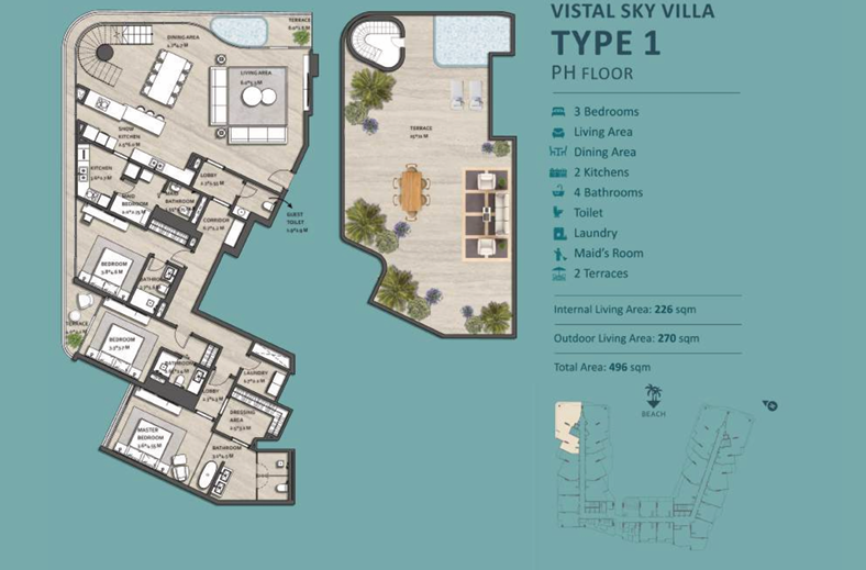 فروش آپارتمان ۱ خوابه در الموج | OMR 140,000 | Tamlik عمان thumbnail 12