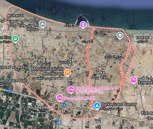 فروش زمین در برکا | OMR 9,600 | Tamlik Oman thumbnail 3